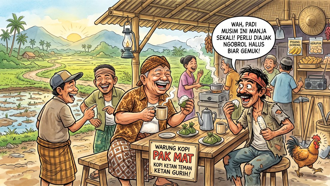 Kopi Ketan Teman Ngobrol