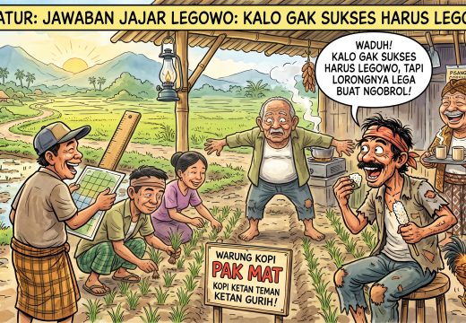 Tanam Padi Jajar Legowo: Kalau Panen Melimpah Ya Bersyukur, Kalau Zonk Ya Harus Legowo!